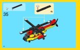 Instrucciones de Construcción - LEGO - Creator - 31029 - Helicóptero de Mercancías: Page 30