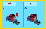 Instrucciones de Construcción - LEGO - Creator - 31033 - Transporte de Vehículos: Page 31