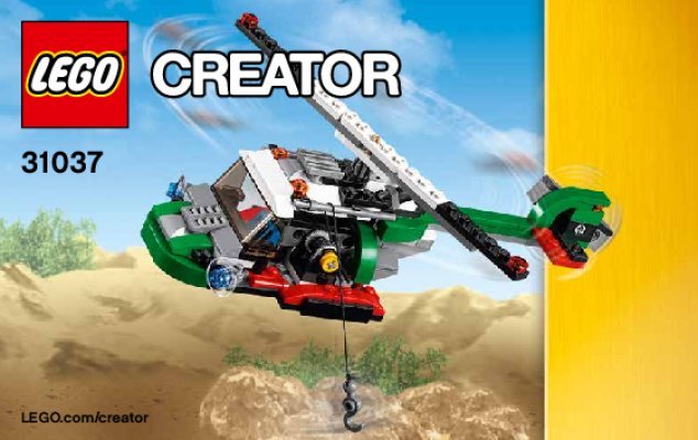 Instrucciones de Construcción - LEGO - Creator - 31037 - Vehículos de Aventura: Page 1