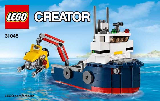 Instrucciones de Construcción - LEGO - Creator - 31045 - Explorador oceánico: Page 1