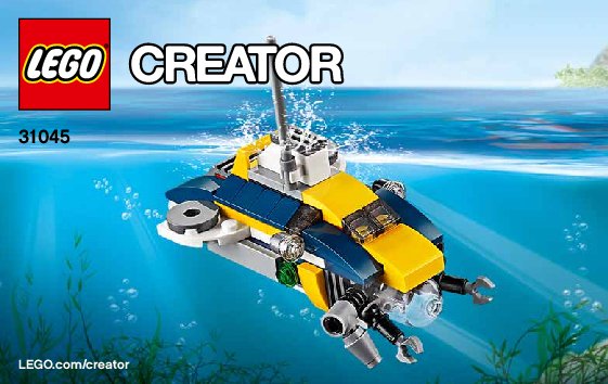 Instrucciones de Construcción - LEGO - Creator - 31045 - Explorador oceánico: Page 1