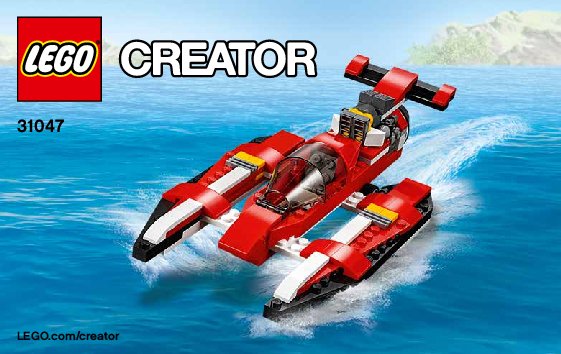 Instrucciones de Construcción - LEGO - Creator - 31047 - Avión con hélices: Page 1