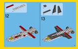 Instrucciones de Construcción - LEGO - Creator - 31047 - Avión con hélices: Page 9