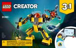 Instrucciones de Construcción - LEGO - 31090 - Underwater Robot: Page 1