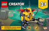 Instrucciones de Construcción - LEGO - 31090 - Underwater Robot: Page 1