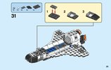 Instrucciones de Construcción - LEGO - 31091 - Shuttle Transporter: Page 35