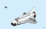 Instrucciones de Construcción - LEGO - 31091 - Shuttle Transporter: Page 57