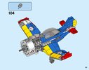 Instrucciones de Construcción - LEGO - 31094 - Race Plane: Page 83