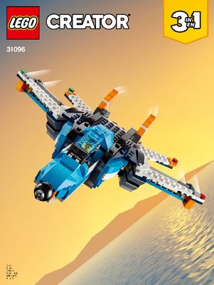 Instrucciones de Construcción - LEGO - 31096 - Twin-Rotor Helicopter: Page 1