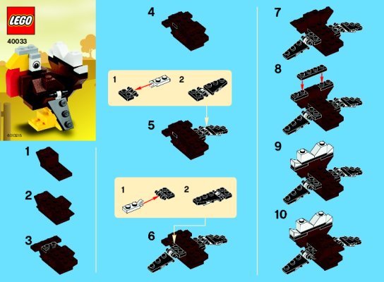 Instrucciones de Construcción - LEGO - 40033 - LEGO Turkey: Page 1