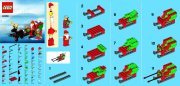 Instrucciones de Construcción - LEGO - 40059 - Santa Sleigh: Page 1