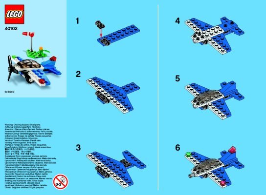 Instrucciones de Construcción - LEGO - 40102 - Monthly Minibuild September: Page 1