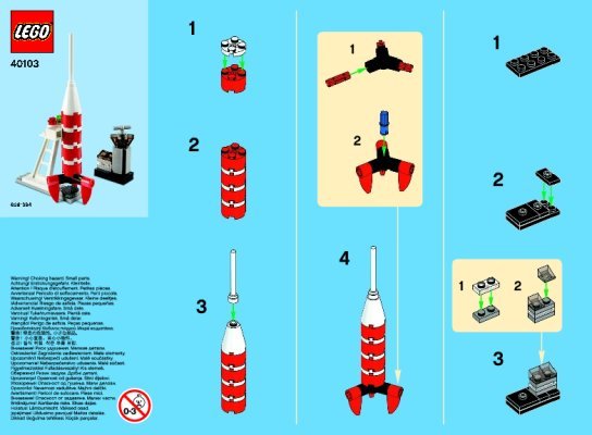 Instrucciones de Construcción - LEGO - 40103 - Monthly Minibuild November: Page 1