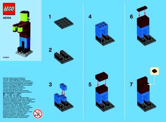 Instrucciones de Construcción - LEGO - 40104 - Monthly Minibuild October: Page 1