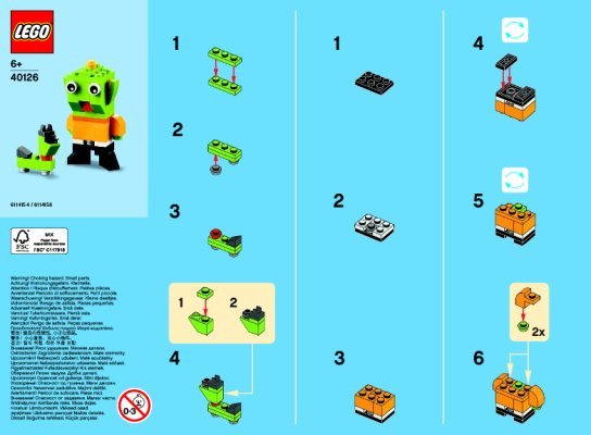 Instrucciones de Construcción - LEGO - 40126 - MMB Jan 2015 Alien: Page 1