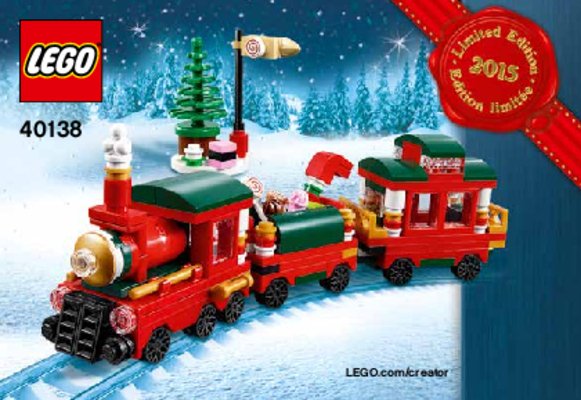 Instrucciones de Construcción - LEGO - 40138 - Christmas Train: Page 1