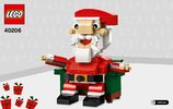 Instrucciones de Construcción - LEGO - 40206 - LEGO Santa: Page 1