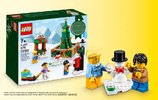 Instrucciones de Construcción - LEGO - 40262 - Christmas Train Ride: Page 40