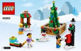 Instrucciones de Construcción - LEGO - 40263 - Christmas Town Square: Page 1