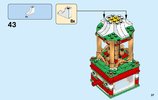 Instrucciones de Construcción - LEGO - 40293 - Christmas Carousel: Page 37