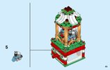 Instrucciones de Construcción - LEGO - 40293 - Christmas Carousel: Page 43