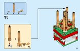 Instrucciones de Construcción - LEGO - 40293 - Christmas Carousel: Page 31