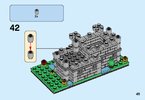 Instrucciones de Construcción - LEGO - 40306 - Micro LEGOLAND® Castle: Page 45