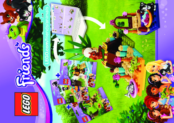 Instrucciones de Construcción - LEGO - 41019 - Turtle's Little Oasis: Page 1