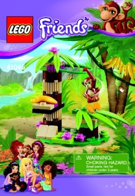 Instrucciones de Construcción - LEGO - Friends - 41045 - La Platanera de la Orangután: Page 1