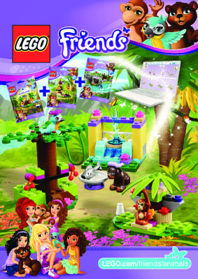 Instrucciones de Construcción - LEGO - Friends - 41046 - El Río de la Osa Parda: Page 1