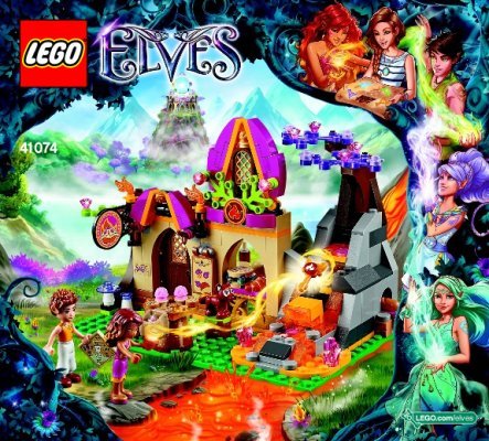 Instrucciones de Construcción - LEGO - Elves - 41074 - Azari y la Pastelería Mágica: Page 1