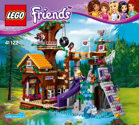 Instrucciones lego friends casa 2025 del arbol