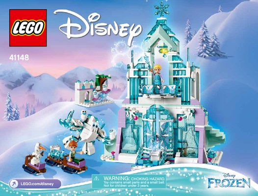 Instrucciones de Construcción - LEGO - Disney - 41148 - Palacio mágico de hielo de Elsa: Page 1