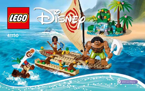 Spielzeug Disney Lego Le Voyage En Mer De Vaiana Triadecont Com Br