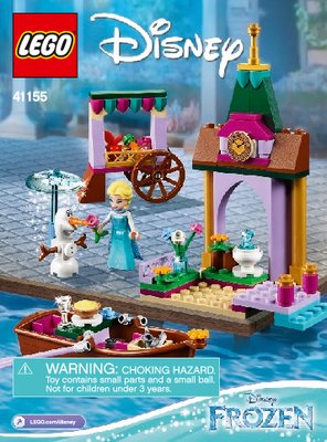 Instrucciones de Construcción - LEGO - 41155 - Elsa's Market Adventure: Page 1