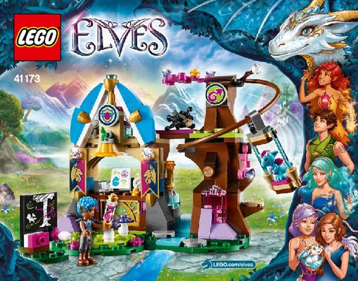 Instrucciones de Construcción - LEGO - Elves - 41173 - Escuela de dragones de Elvendale: Page 1