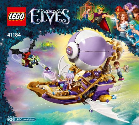 Instrucciones de Construcción - LEGO - Elves - 41184 - Aeronave de Aira y la búsqueda del amuleto: Page 1