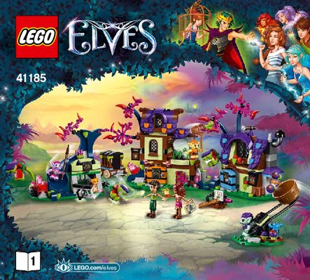 Instrucciones de Construcción - LEGO - Elves - 41185 - Rescate mágico del poblado de los duendes: Page 1