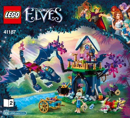 Instrucciones de Construcción - LEGO - Elves - 41187 - Guarida de sanación de Rosalyn: Page 1