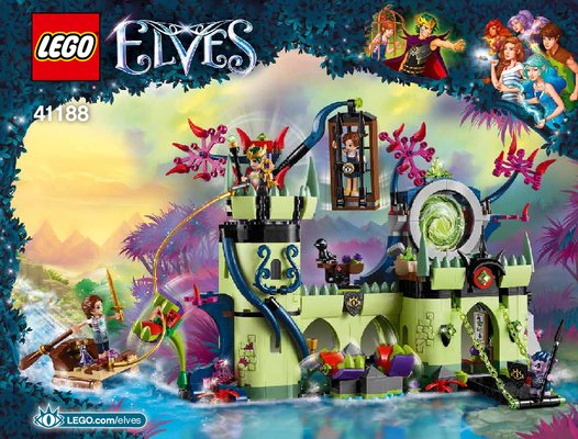 Instrucciones de Construcción - LEGO - Elves - 41188 - Fuga de la fortaleza del rey de los duendes: Page 1