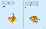 Instrucciones de Construcción - LEGO - 41192 - Azari & the Fire Lion Capture: Page 23