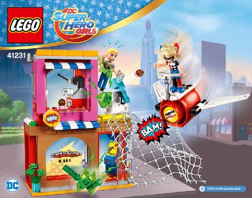 Instrucciones de Construcción - LEGO - DC Super Hero Girls - 41231 - Harley Quinn™ al rescate: Page 1