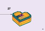 Instrucciones de Construcción - LEGO - 41354 - Andrea's Heart Box: Page 25