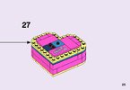 Instrucciones de Construcción - LEGO - 41357 - Olivia's Heart Box: Page 25