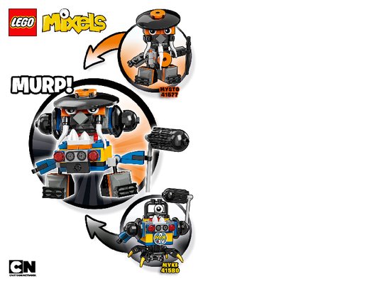 Instrucciones de Construcción - LEGO - Mixels - 41580 - Myke: Page 1