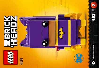 Instrucciones de Construcción - LEGO - BrickHeadz - 41586 - Batgirl™: Page 1