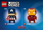 Instrucciones de Construcción - LEGO - BrickHeadz - 41589 - Capitán America: Page 26