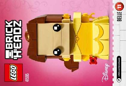 Instrucciones de Construcción - LEGO - BrickHeadz - 41595 - Bella: Page 1