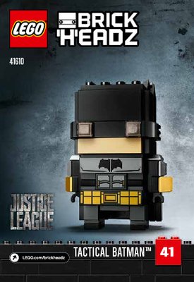 Instrucciones de Construcción - LEGO - 41610 - Tactical Batman™ & Superman™: Page 1