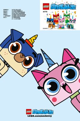 Instrucciones de Construcción - LEGO - 41775 - Unikitty™! Collectibles Series 1: Page 1